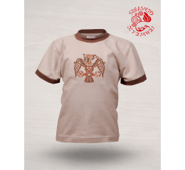 Szervető-rakamazi póló - drapp