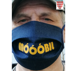 P. Mobil szájmaszk - farmer