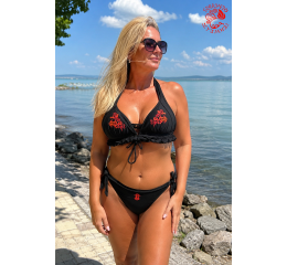 Szervető-jászsági bikini - fekete-narancssárga